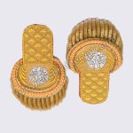 Shoulder Epaulette Gold Bullion Hand Embroidery Military French Shoulder Boards