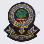 Irvine Of Drum Sub Sole Sub Umbra Virens Clan Badge
