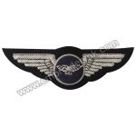 German Air Force Badge - Pilot Wings Silver Wire